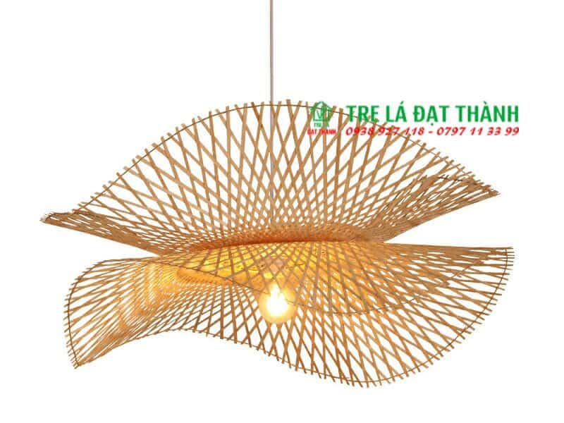 Đèn lá Sen Bằng Tre - DMT004